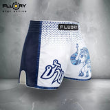FLUORY MTSF151 MUAY THAI BOXING SHORTS XS-XXXL UNISEX JUNIOR & ADULT