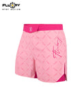 FLUORY MMA-C197 MUAY THAI BOXING MMA SHORTS UNISEX JUNIOR & ADULT XS-XXXL PINK