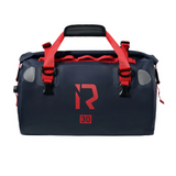 RIDEIRON 30L Large Capacity Motorcycle Travel Dry Bag Tail Bag 500D PVC Black Red
