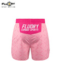 FLUORY MMA-C197 MUAY THAI BOXING MMA SHORTS UNISEX JUNIOR & ADULT XS-XXXL PINK