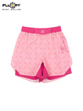 FLUORY MMA-C197 MUAY THAI BOXING MMA SHORTS UNISEX JUNIOR & ADULT XS-XXXL PINK