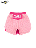 FLUORY MMA-C197 MUAY THAI BOXING MMA SHORTS UNISEX JUNIOR & ADULT XS-XXXL PINK