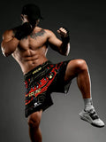 VSZAP MMAS050 DRAGON FIRE MMA FIGHT SHORTS XXS-XL