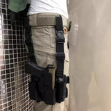 Airsoft Tactical Military Right Drop-Leg Thigh Holster Pistol & Magazine Carrier G17/1911/M9/P226/USP available