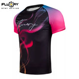 FLUORY RGF14 MMA MUAY THAI BOXING RASHGUARD COMPRESSION T-SHIRT S-XXXL