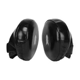 FIGHTBRO MUAY THAI BOXING MMA AIR FOCUS MITTS PADS PAIR Black/White