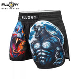 FLUORY MTSF170 MUAY THAI BOXING SHORTS XS-XXXL UNISEX JUNIOR & ADULT