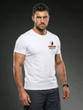 Vszap Best In The Fight VT085 Muay Thai Box-T-Shirt, S-2XL, Weiß