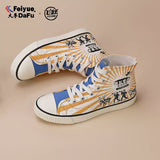 FEIYUE Retro Since 1958 High Top Canvas Sneakers Size 35-44 Unisex