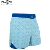 FLUORY MMA-C197 MUAY THAI BOXING MMA SHORTS UNISEX JUNIOR & ADULT XS-XXXL BLUE