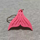 MARSET Silicone Mermaid Monofin Keyrings Gifts 4 Colours