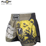 FLUORY MTS-161 MUAY THAI BOXING SHORTS XS-XXXL UNISEX JUNIOR & ADULT