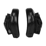 FIGHTBRO MUAY THAI BOXING MMA KIDS FOCUS MITTS PADS PAIR Black/White