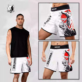 VSZAP FLAME WOLF SPIRIT MMAS057 MMA FIGHT SHORTS XXS-XL