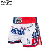 FLUORY MTS-162 MUAY THAI BOXING SHORTS XS-XXXL UNISEX JUNIOR & ADULT