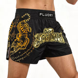 FLUORY MTS-C1207 MUAY THAI BOXING SHORTS XS-XXXL UNISEX JUNIOR & ADULT 2 Colours