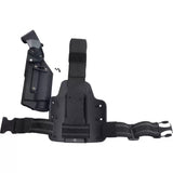 Airsoft Tactical Military Right Drop-Leg Thigh Molded Polymer  Pistol Holster System For Glock