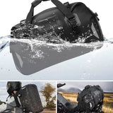 KEMIMOTO 65L Waterproof Motorcycle Tail Bag 500D PVC Black