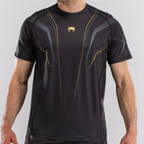 Venum-06296-126 Streamline Short Sleeve Rashguard Size M-XL Black Gold