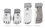 TEEWOO WT Approved TKD Taekwondo Fight Gloves Unisex Size XXS-XXL Black White