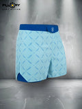 FLUORY MMA-C197 MUAY THAI BOXING MMA SHORTS UNISEX JUNIOR & ADULT XS-XXXL BLUE