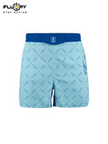 FLUORY MMA-C197 MUAY THAI BOXING MMA SHORTS UNISEX JUNIOR & ADULT XS-XXXL BLUE