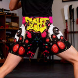 ROLLHO PANDA MUAY THAI BOXING SHORTS Unisex S-XXL