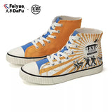 FEIYUE Retro Since 1958 High Top Canvas Sneakers Size 35-44 Unisex