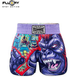 FLUORY  FHTM10 MUAY THAI BOXING SHORTS XS-XXXL UNISEX JUNIOR & ADULT