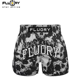 FLUORY MTS-C1232 MUAY THAI BOXING SHORTS XS-XXXL UNISEX JUNIOR & ADULT
