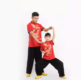 Traditional Martial Art Tai Chi Kung Fu Summer Uniform Suit Size 110-185 Unisex Adult & Junior