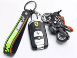 Miniature Motorbikes Motorcycle Pull-Back Toys Keychain Gifts Vary Colours