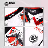 VSZAP FLAME WOLF SPIRIT MMAS057 MMA FIGHT SHORTS XXS-XL