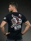 Vszap Jiu Jitsu VT007 Muay Thai Box-T-Shirt S-4XL Schwarz