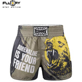 FLUORY MTS-161 MUAY THAI BOXING SHORTS XS-XXXL UNISEX JUNIOR & ADULT