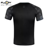 FLUORY RGF10 MMA MUAY THAI BOXING RASHGUARD COMPRESSION T-SHIRT S-XXXL