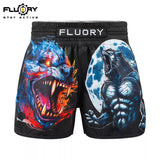 FLUORY MTSF170 MUAY THAI BOXING SHORTS XS-XXXL UNISEX JUNIOR & ADULT