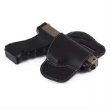 Airsoft Tactical Military OWB 1911 Pistol Holster Pouch Holder Cowhide Leather 2 Colours