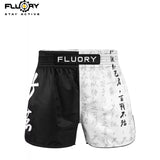 FLUORY MTSF157 MUAY THAI BOXING SHORTS XS-XXXL UNISEX JUNIOR & ADULT
