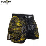 FLUORY MTS-C1224a MUAY THAI BOXING SHORTS XS-XXXL UNISEX JUNIOR & ADULT