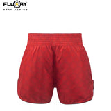 FLUORY MTS-C1206  LION DANCE MUAY THAI BOXING SHORTS XS-XXXL UNISEX JUNIOR & ADULT