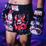 YOKKAO ANGRY RABBIT MUAY THAI MMA BOXING Shorts S-XXL Black