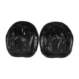 FIGHTBRO MUAY THAI BOXING MMA KIDS FOCUS MITTS PADS PAIR Black/White