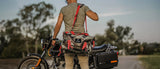 RIDEIRON 30L Large Capacity Motorcycle Travel Dry Bag Tail Bag 500D PVC Black