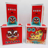 Cultural Art Chinese Traditional Miniature Lion Dance Handicraft Car Decorative 8 x 7 x 4.5 cm 9 Colours