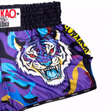 YOKKAO ANGRY TIGER MUAY THAI MMA BOXING Shorts S-XXL PURPLE