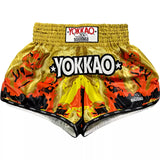 YOKKAO TIGER FAMILY MUAY THAI MMA BOXING Shorts S-XXL Gold