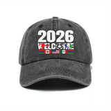 2026 Soccer Football Fan Cap Hat Unisex Free Size 8 Colours
