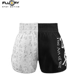 FLUORY MTSF157 MUAY THAI BOXING SHORTS XS-XXXL UNISEX JUNIOR & ADULT