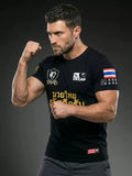 Vszap Lotus VT005 Muay Thai Boxing T-Shirt XS-4XL Black